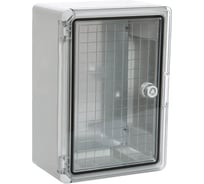 Корпус пластиковый с монтажной панелью ЩМП IP65 прозрачная дверь 350x250x150 Промрукав PR08.26490