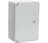 Корпус пластиковый с монтажной панелью ЩМП IP65 серая дверь 300x200x130 Промрукав PR08.26480