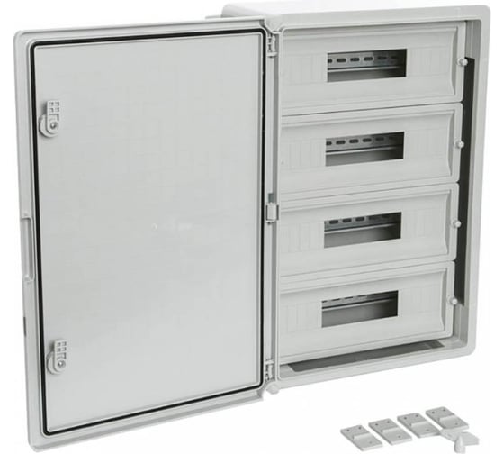 Корпус пластиковый распределительный ЩРН-60 IP65 серая дверь 600x400x200 Промрукав PR08.26501