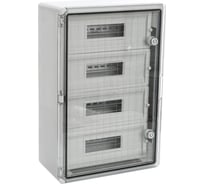 Корпус пластиковый распределительный ЩРН-60 IP65 прозрачная дверь 600x400x200 Промрукав PR08.26505
