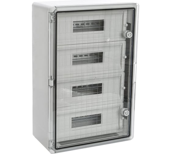 Корпус пластиковый распределительный ЩРН-60 IP65 прозрачная дверь 600x400x200 Промрукав PR08.26505