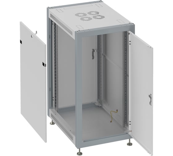 Коммутационный шкаф SYSMATRIX, 33U 600х600х1600 передняя и задняя двери-сплошные SL 6633 722