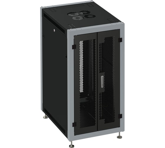 Коммутационный шкаф SYSMATRIX, 18U 600х800х935 передняя и задняя двери-2 створки SL 6818 944