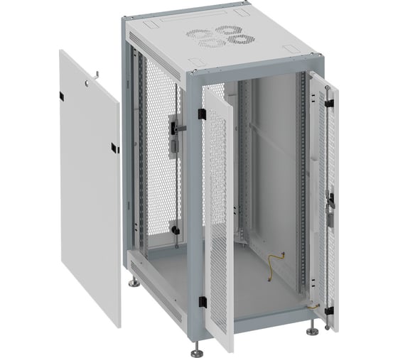 Коммутационный шкаф SYSMATRIX, 33U 600х800х1600 передняя и задняя двери-2 створки SL 6833.744