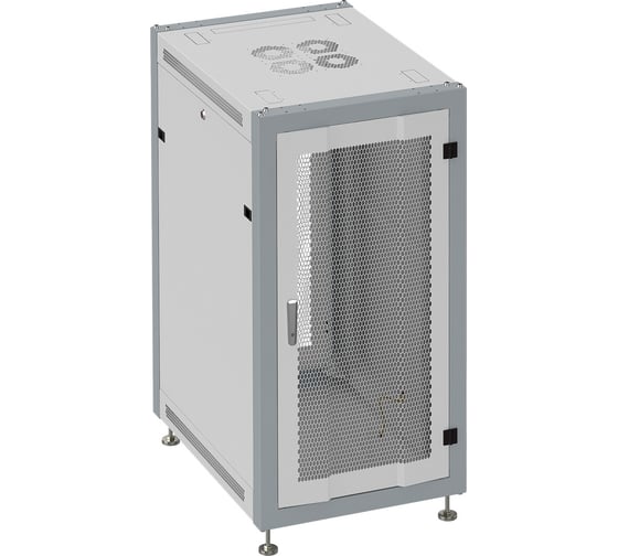 Коммутационный шкаф SYSMATRIX, 15U 600х600х800 передняя дверь-перфорация, задняя-2 створки SL6615 734 1