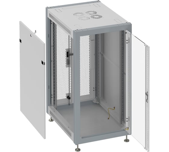 Коммутационный шкаф SYSMATRIX, 33U 600х800х1600 передняя дверь-стекло, задняя-2 створки SL 6833.714