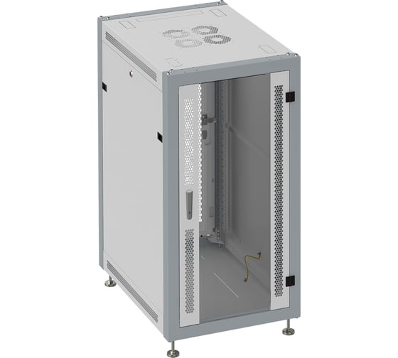 Коммутационный шкаф SYSMATRIX, 33U 600х1000х1600 передняя дверь-стекло, задняя перфорация SL 6033 713