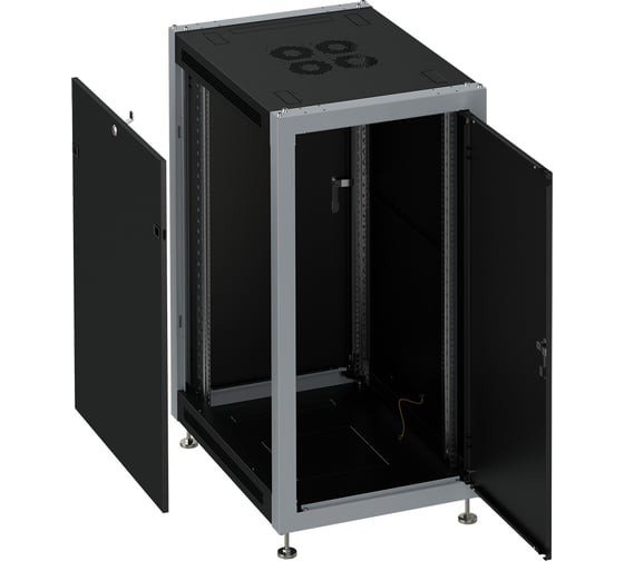 Коммуникационный шкаф SYSMATRIX, 19 42U 600х1000 передняя и задняя двери сплошные SL 6042 922