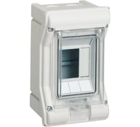 Распределительный щиток Hager Vector, навесной, IP65, 3M, прозрачная дверь 2107859