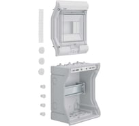 Распределительный щиток Hager Vector, навесной, IP65, 6M, прозрачная дверь 2107860
