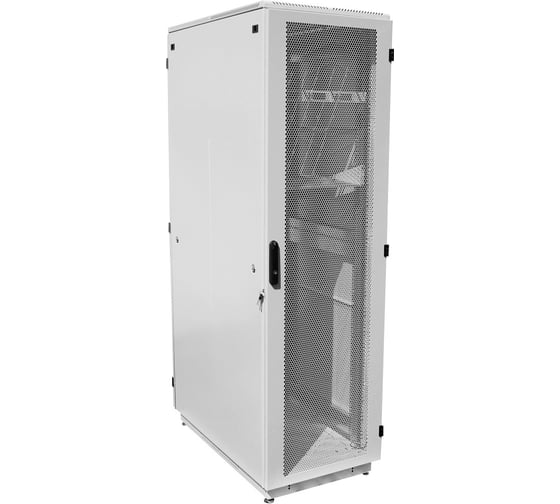 Телекоммуникационный напольный шкаф ЦМО 38U, 600x800, перфорированная дверь ШТК-М-38.6.8-4ААА 1