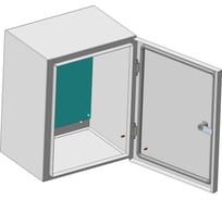 Корпус MULTICOLOR ЩМП25.127 IP55 1000х800х323 (ВхШхГ) RAL7035 SHMP.55.100.80.32.7035