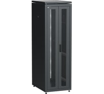 Шкаф сетевой ITK LINEA N 19 38U 600х800мм двери передняя перфорированная задняя двустворчатая перфорированная черный LN05-38U68-2PP
