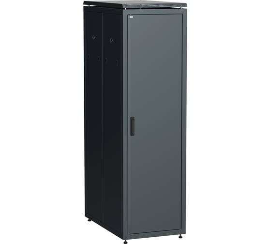 Шкаф сетевой ITK LINEA N 19 38U 600х1000мм металлическая передняя дверь черный LN05-38U61-M