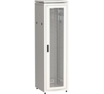 Шкаф сетевой ITK LINEA N 19 38U 600х600мм перфорированная передняя дверь серый LN35-38U66-P