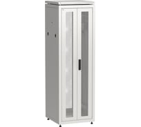 Шкаф сетевой ITK LINEA N 19 38U 600х600мм двери передняя перфорированная задняя двустворчатая перфорированная серый LN35-38U66-2PP