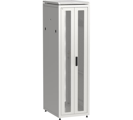 Шкаф сетевой ITK LINEA N 19 42U 600х800мм двери передняя перфорированная задняя двустворчатая перфорированная серый LN35-42U68-2PP