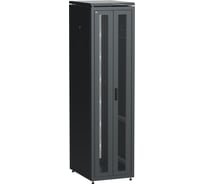 Шкаф сетевой ITK LINEA N 19 47U 600х800мм двери передняя перфорированная задняя двустворчатая перфорированная черный LN05-47U68-2PP