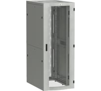 Шкаф серверный ITK LINEA S 19 42U 800х1000мм передняя дверь двухстворчатая перфорированная задняя дверь перфорированная серый RAL 7035 LS35-42U81-2PP