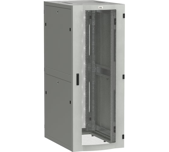 Шкаф серверный ITK LINEA S 19 42U 800х1000мм передняя дверь двухстворчатая перфорированная задняя дверь перфорированная серый RAL 7035 LS35-42U81-2PP
