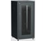 Шкаф напольный сетевой ITK LINEA E 19 18U 600х600мм стеклянная передняя дверь задняя металлическая черный LE05-18U66-GM 1