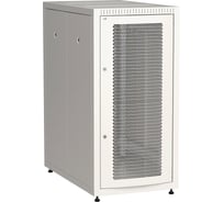 Шкаф напольный сетевой ITK LINEA E 19 24U 600х1000мм перфорированная передняя дверь задняя металлическая серый LE35-24U61-PM