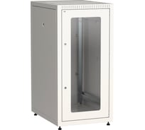 Шкаф напольный сетевой ITK LINEA E 19 18U 600х800мм стеклянная передняя дверь задняя металлическая серый LE35-18U68-GM