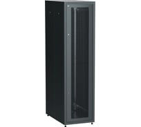 Шкаф напольный сетевой ITK LINEA E 19 33U 600х1000мм перфорированная передняя дверь задняя металлическая черный LE05-33U61-PM