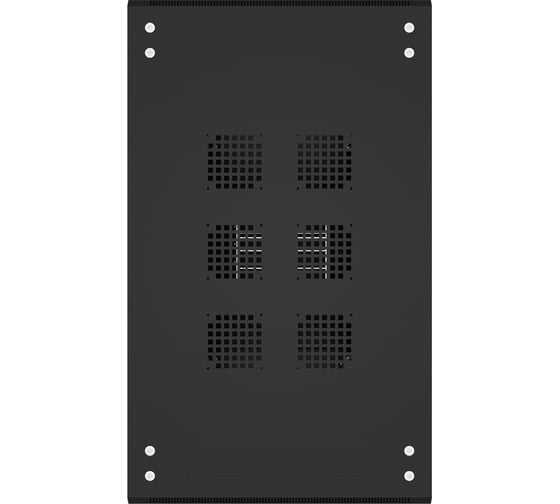 Шкаф напольный универсальный серверный NTSS R 32U 600х600мм, 4 профиля 19, двери перфорированная и перфорированная, боковые стенки съемные, регулируемые опоры, разобранный, черный RAL 9005 NTSS-R32U6060PD/PD-BL 1