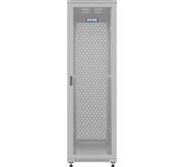 Шкаф напольный универсальный серверный NTSS R 42U 800х1200мм, 4 профиля 19, двери перфорированная и перфорированная двухстворчатая, боковые стенки съемные, регулируемые опоры, разобранный, серый RAL 7035 NTSS-R42U80120PD/PDD