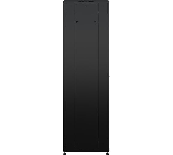 Шкаф напольный универсальный серверный NTSS R 42U 800х1000мм, 4 профиля 19, двери перфорированная и сплошная металл, боковые стенки съемные, регулируемые опоры, разобранный, черный RAL 9005 NTSS-R42U80100PD-BL 1
