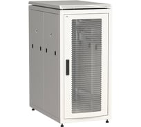 Шкаф сетевой ITK LINEA N 19 28U, 600х1000мм, перфорированная передняя дверь, серый LN35-28U61-P