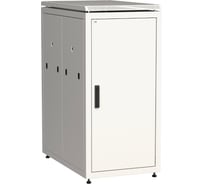 Шкаф сетевой ITK LINEA N 19 28U, 600х1000мм, металлическая передняя дверь, серый LN35-28U61-M
