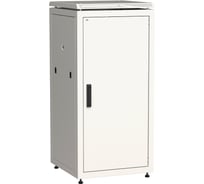 Шкаф сетевой ITK LINEA N 19 28U, 600х600мм, металлическая передняя дверь, серый LN35-28U66-M
