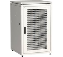 Шкаф сетевой ITK LINEA N 19 24U, 800х800мм, перфорированная передняя дверь, задняя металлическая, серый LN35-24U88-PM
