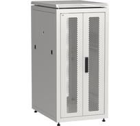 Шкаф сетевой ITK LINEA N 19 24U, 600х800мм, двери передняя перфорированная, задняя двустворчатая, перфорированная, серый LN35-24U68-2PP