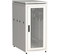 Шкаф сетевой ITK LINEA N 19 28U, 600х1000мм, перфорированные двери, серый LN35-28U61-PP