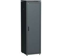 Шкаф сетевой ITK LINEA N 19 33U, 600х600мм, металлическая передняя дверь, черный LN05-33U66-M