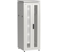 Шкаф сетевой ITK LINEA N 19 33U, 600х600мм, двери передняя перфорированная, задняя двустворчатая, перфорированная, серый LN35-33U66-2PP