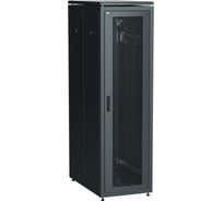 Шкаф сетевой ITK LINEA N 19 33U, 600х1000мм, перфорированные двери, черный LN05-33U61-PP