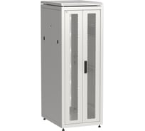 Шкаф сетевой ITK LINEA N 19 33U, 600х800мм, двери передняя перфорированная, задняя двустворчатая, перфорированная, серый LN35-33U68-2PP