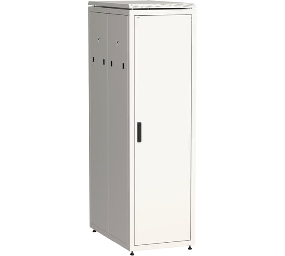 Шкаф сетевой ITK LINEA N 19 33U, 600х1000мм, металлическая передняя дверь, серый LN35-33U61-M