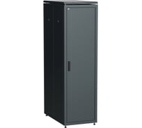 Шкаф сетевой ITK LINEA N 19 33U, 600х1000мм, металлическая передняя дверь, черный LN05-33U61-M