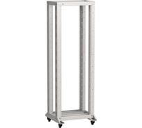 Стойка двухрамная ITK LINEA F на роликах 42U 600х600мм серая LF35-42U66-2RM