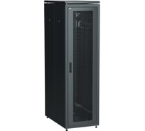 Шкаф напольный сетевой ITK LINEA N 19 33U 800х1000мм перфорированная передняя дверь задняя перфорированная черный LN05-33U81-PP