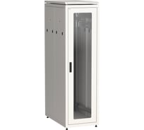Шкаф напольный сетевой ITK LINEA N 19 42U 800х1000мм стеклянная передняя дверь задняя металлическая серый LN35-42U81-GM