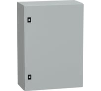 Шкаф Systeme Electric Spacial CRN 700х500х250 с платой IP66 RAL 7035 NSYCRN75250P