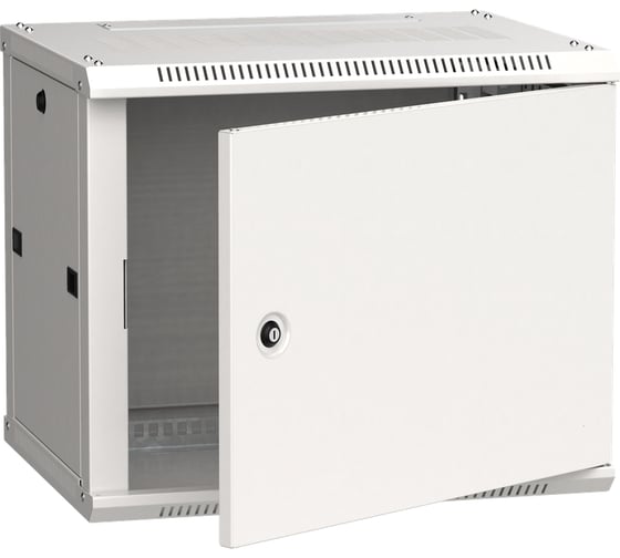 Шкаф ITK LINEA W 9U 600x450 мм дверь металл, RAL7035 LWR3-09U64-MF