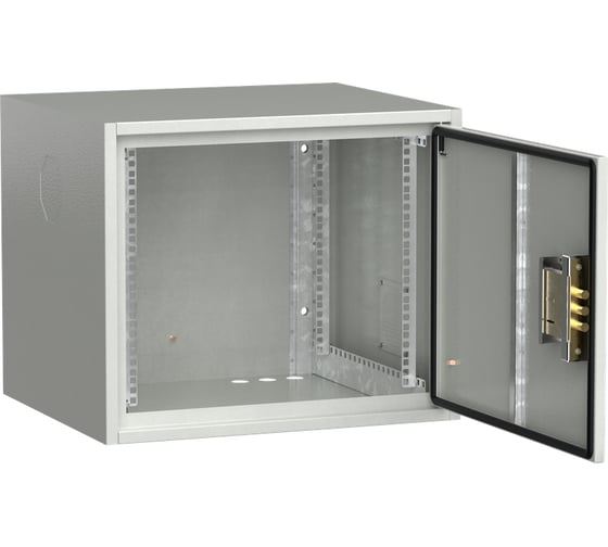 Шкаф антивандальный ITK LINEA V 9U серый LV3-09U65-MF 1