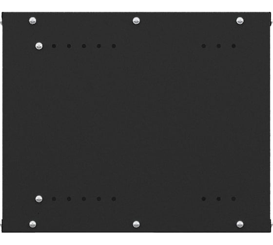 Шкаф настенный телекоммуникационный NTSS LIME 9U 550х600х500мм, 2 профиля 19, дверь стеклянная, боковые стенки несъемные, разобранный, черный RAL 9005 NTSS-WL9U5560GS-BL